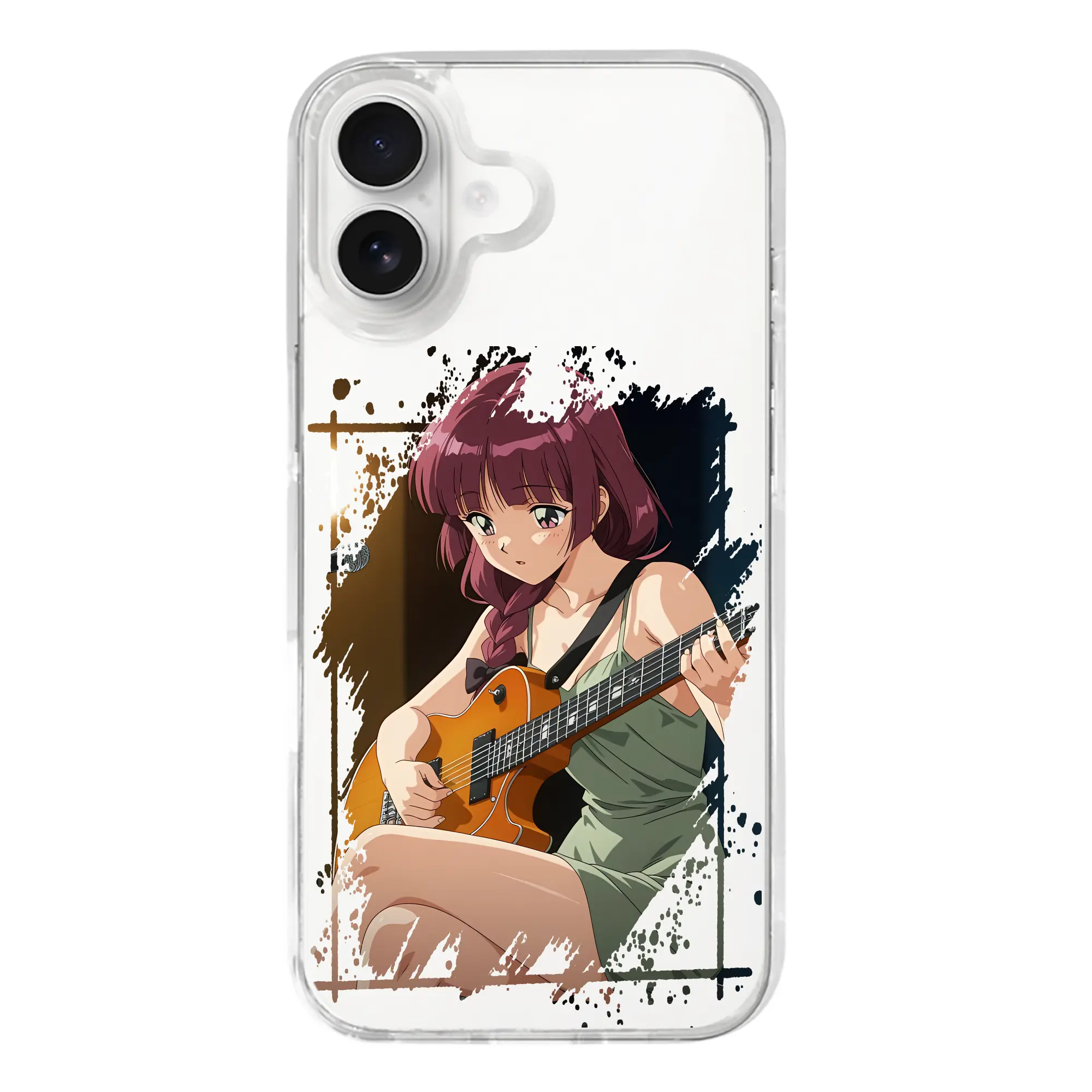 ぼっちざろっく！ グッズ,廣井きくり - iPhone 17シリーズ 透明スマホケース – 薄型・耐衝撃・精密フィット保護カバー